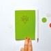 Daily notes - Small notebook in green