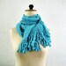 Knitting and Crochet PDF PATTERN Summer Cotton Scarf