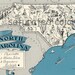 RESERVED for Elizabeth - North Carolina - Vintage Maps - 1930s Picture Map - Charming - Fun