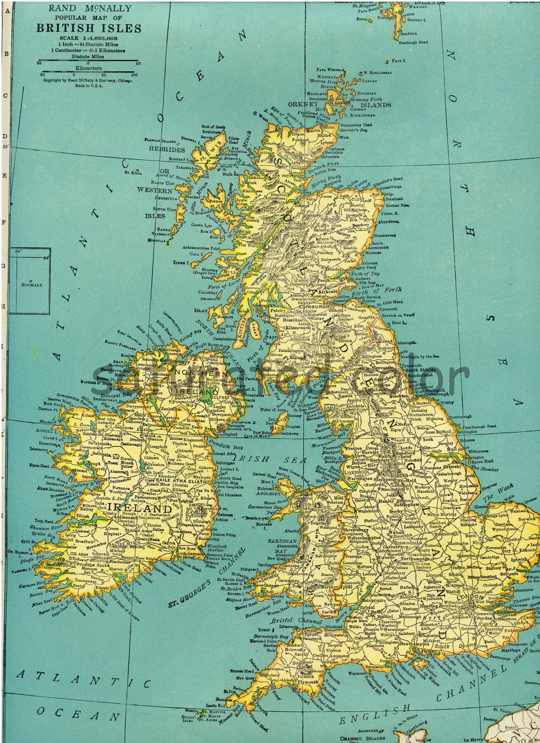 Ireland England Map