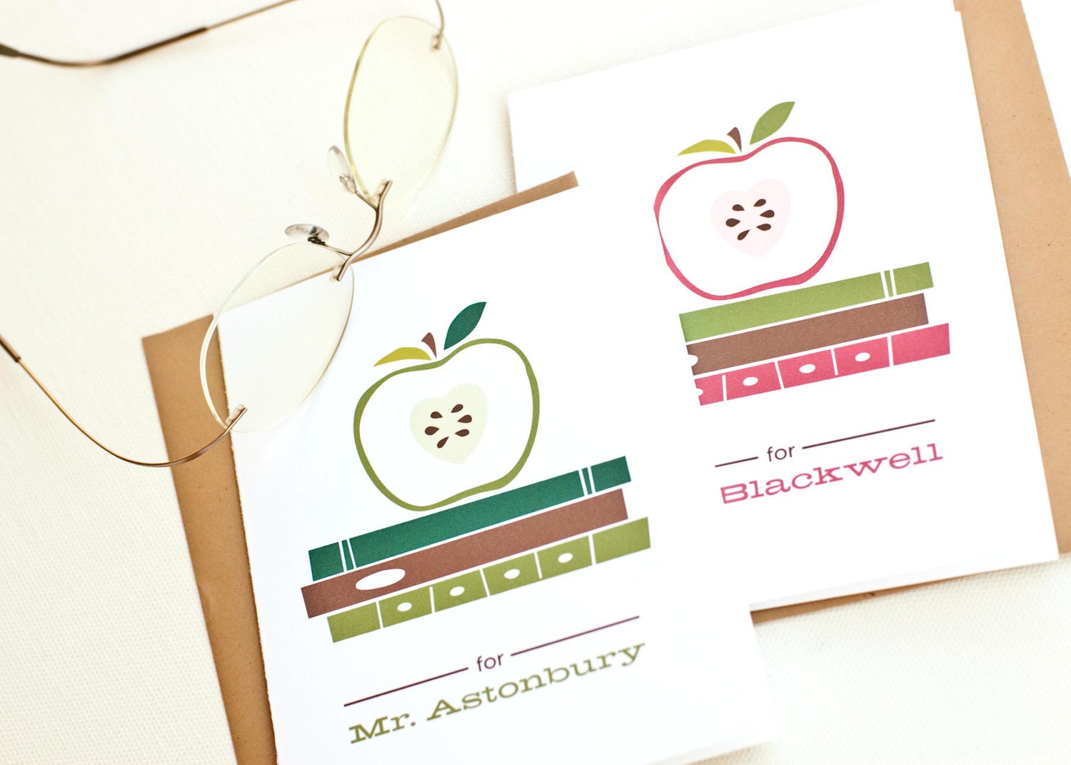 Teacher Card, Teacher Thank You // Apple of My Eye