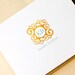 Personalized Note Cards, Personalized Stationery, Mother's Day Gift // Set of 10 // SUNBURST