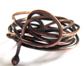 Copper Snake Ring Unisex Fashion Jewelry