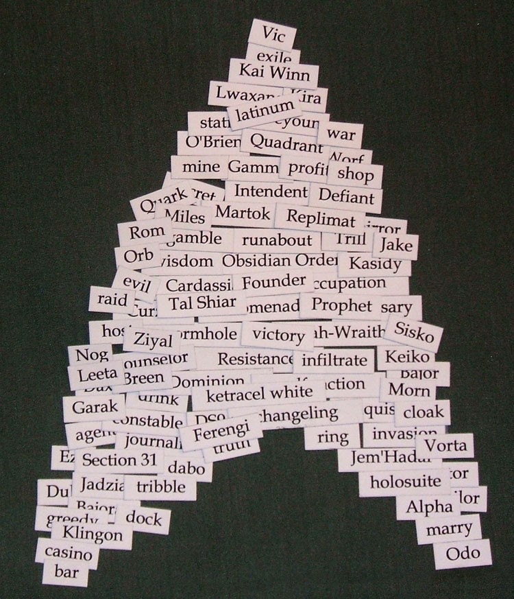 Star Trek: Deep Space Nine Refrigerator Word Magnet Set