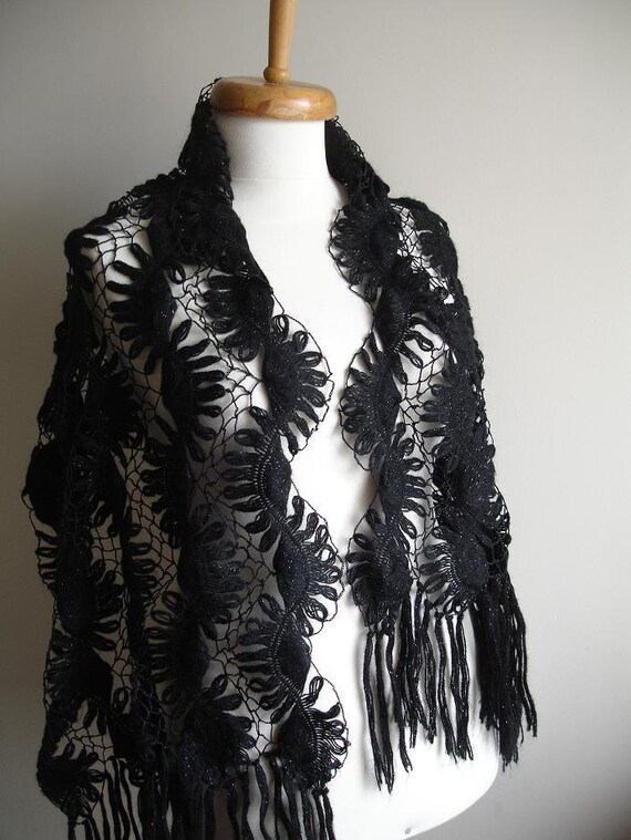 Black  Shawl ,  New Season, Mohair