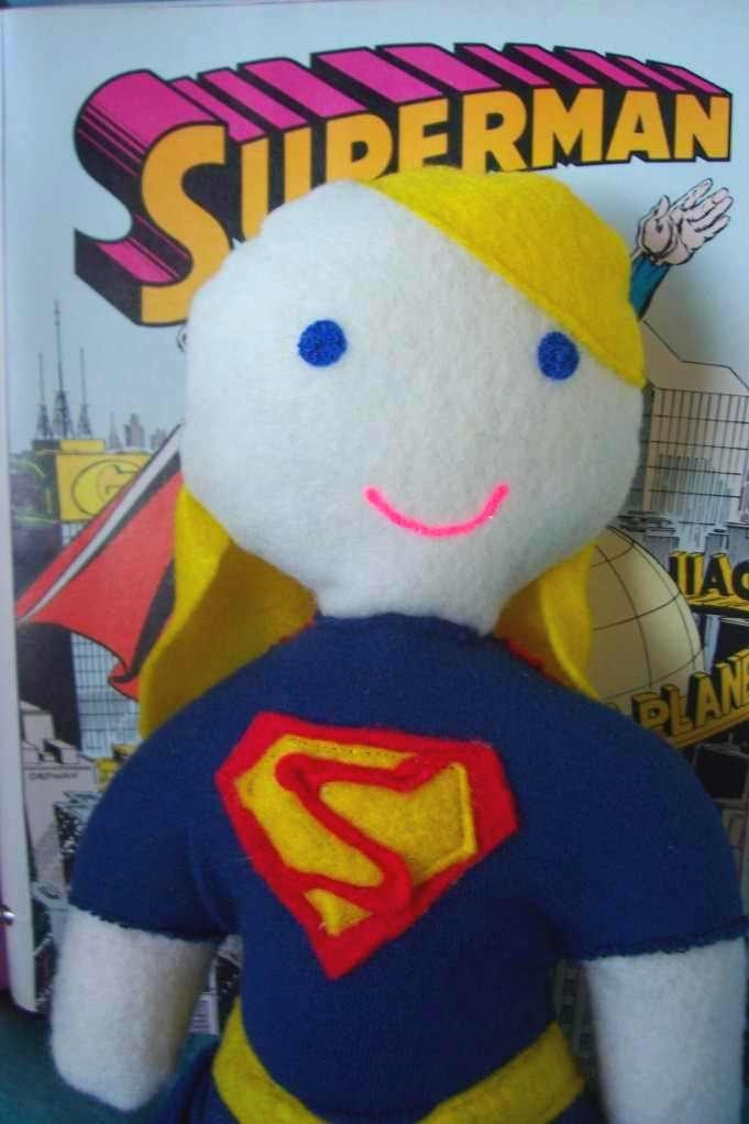 Supergirl soft action figure doll DC inspired