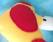Super Mario inspired yellow mushroom softie