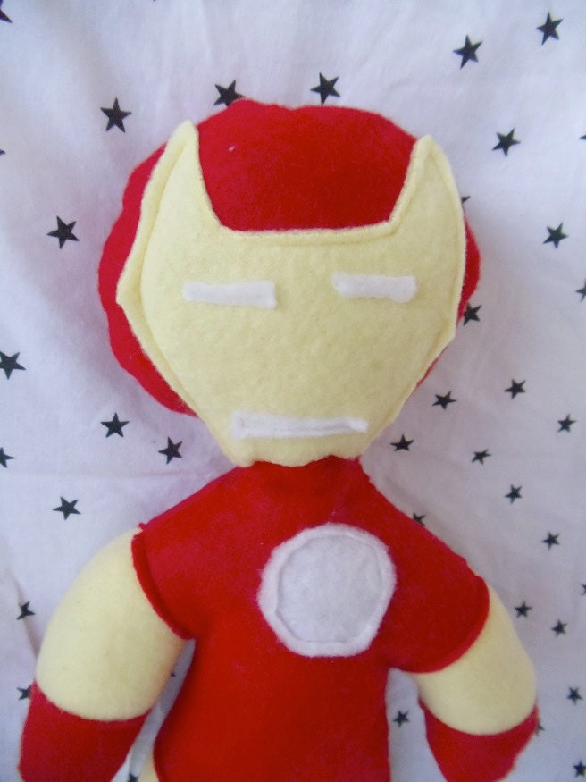 Iron Man stuffed super hero action figure doll