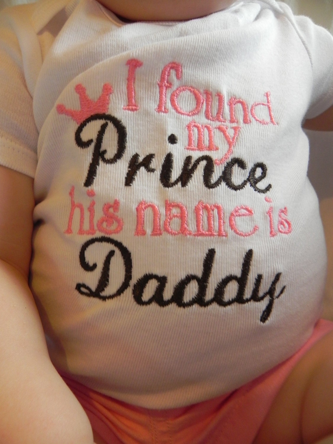 Personalized Fathers Gifts - FATHER'S DAY SHIRT - I found my Prince his name is Daddy - The Most Adorable Onesie on Esty