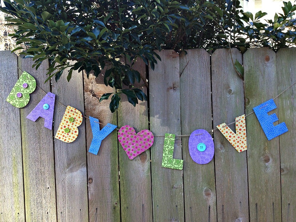 baby shower decorations, nursery decorations, new baby gift,  baby shower banner