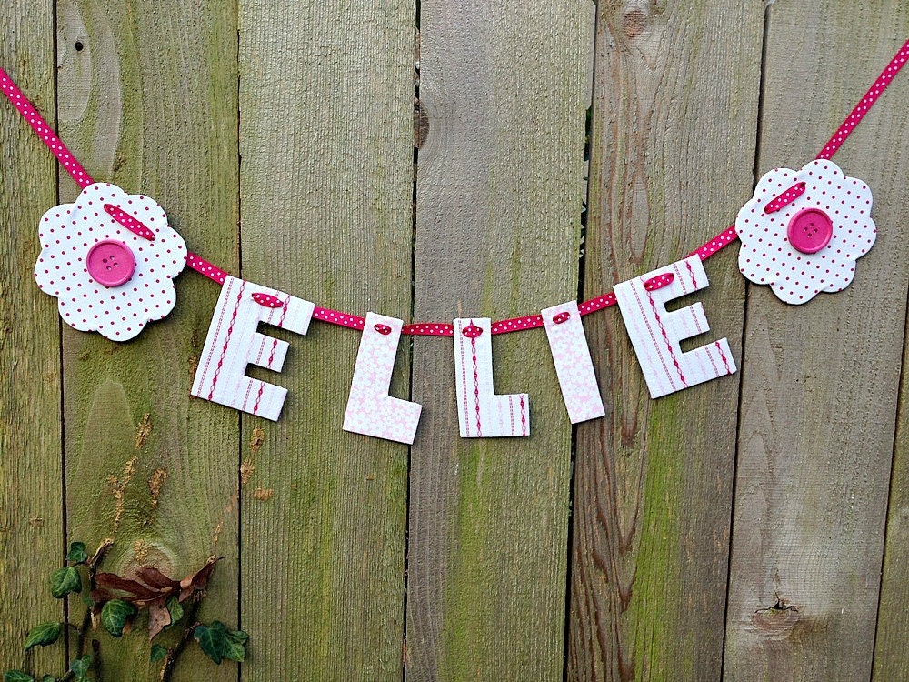 baby shower decorations, nursery decorations, party decorations, priced per letter, baby banner, name garland Il_570xn