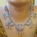 traditional design silver necklace choker handmade jewelry tribal bellydance