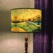 Buddleia of Suburbia (Large Size)- Handmade Lampshade with original digital artwork (lamp base fitting UK and Europe)