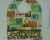 Double-Sided Pocket Bib - Jungle Jam
