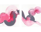 Diptych Series: Abstract Painting /// 2