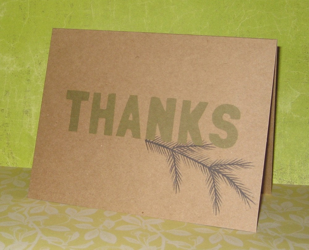 Thank You with Pine