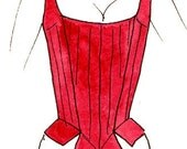Historical corset gift card