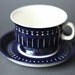 Arabia Finland Footed Cup and Saucer Valencia