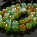 10mm of Yellow Green Faceted Round Agate beads loose strands,gemstone loose bead strand,semi-precious stone bead
