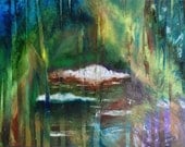 30x40 Gurgling Brooks Original Painting