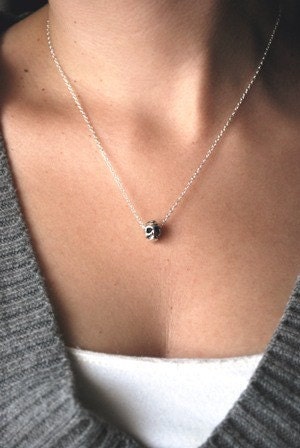 Sugar Skull Necklace Dia De Los Muertos Day of the Dead