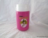 Barbie Thermos 80s barbie and the rockers magenta lunchtime thermos
