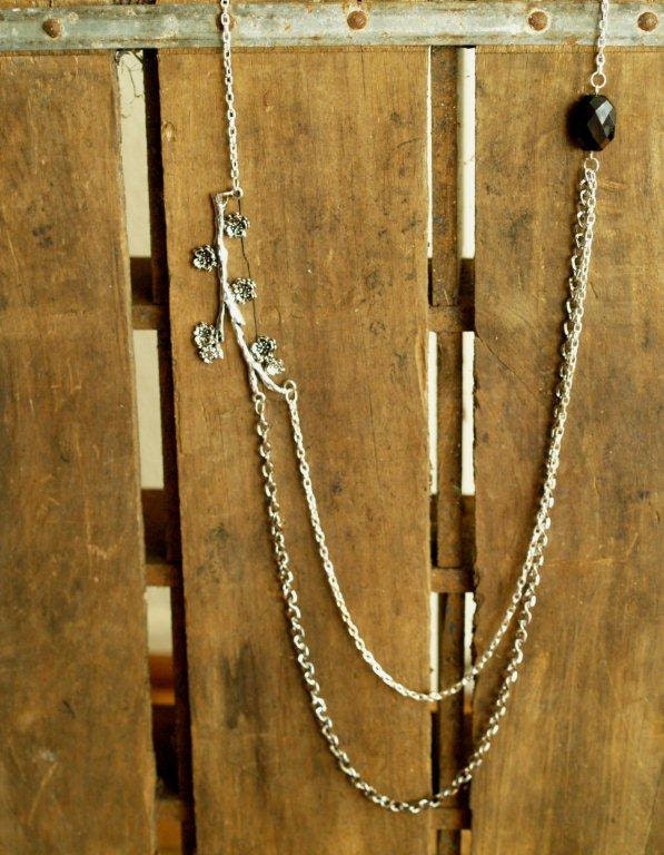 Silver Branch Necklace