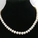 Fresh Water Pearls stone beads necklace knotted 8-9mm 17inch