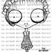 Little Girl Dorothy Digital Stamp Image (Instant download)