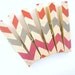 Reserved--Rustic Chevron Clothespin Magnets