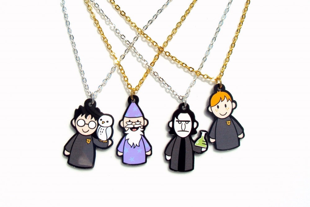 Potter Puppet Pals necklace - your choice of chain and character