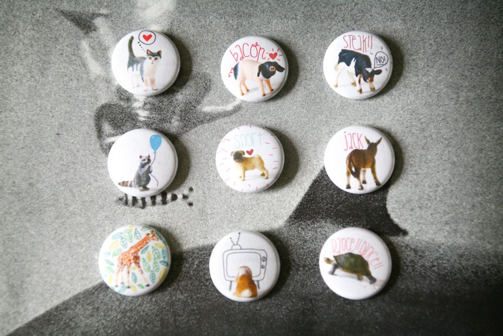 4 One Inch Button Pack