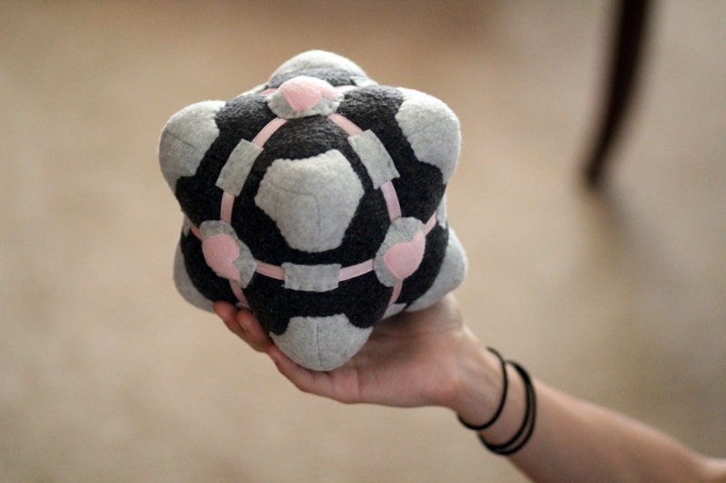 portal cube plush