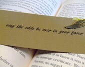 Hunger Games Quote - Mockingjay Wing Charm Bookmark