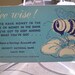 Vintage Mid Century Aqua Post Card Advertisement - Bee Wise