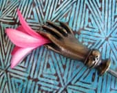 Tangan Hand Brass Drawer Pull
