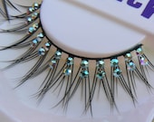 Mermaid Tears - Ultra Sparkly Exclusive False Eyelashes with Preciosa AB Crystal  Diamante