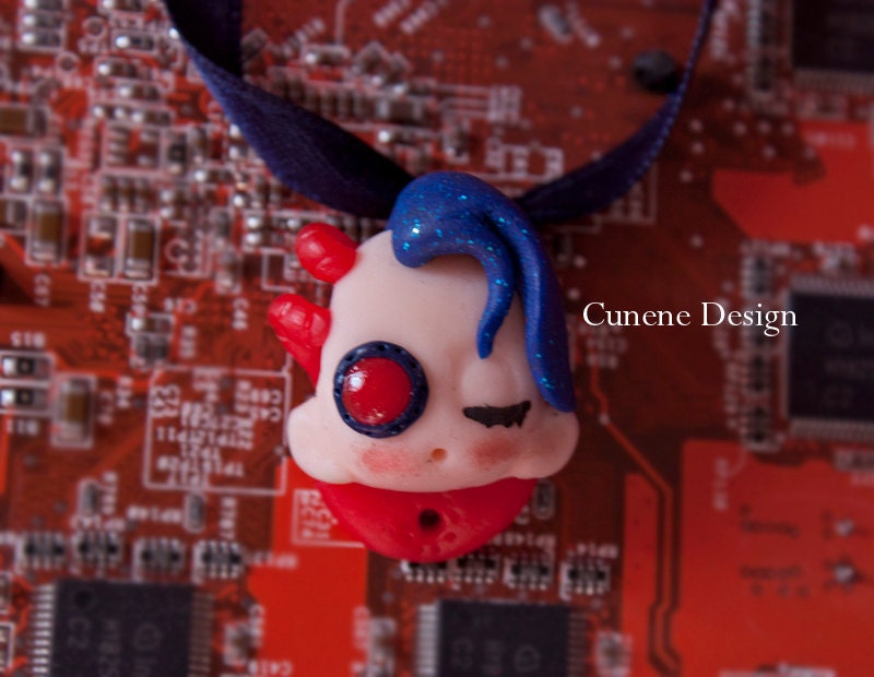 Cunene Cyborg sleeping doll Pendant