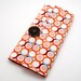 Double Pointed Knitting Needle Case Or Pencil Crayon Case - Orange and Blue Deer Valley by Joel Dewberry Cotton Fabric