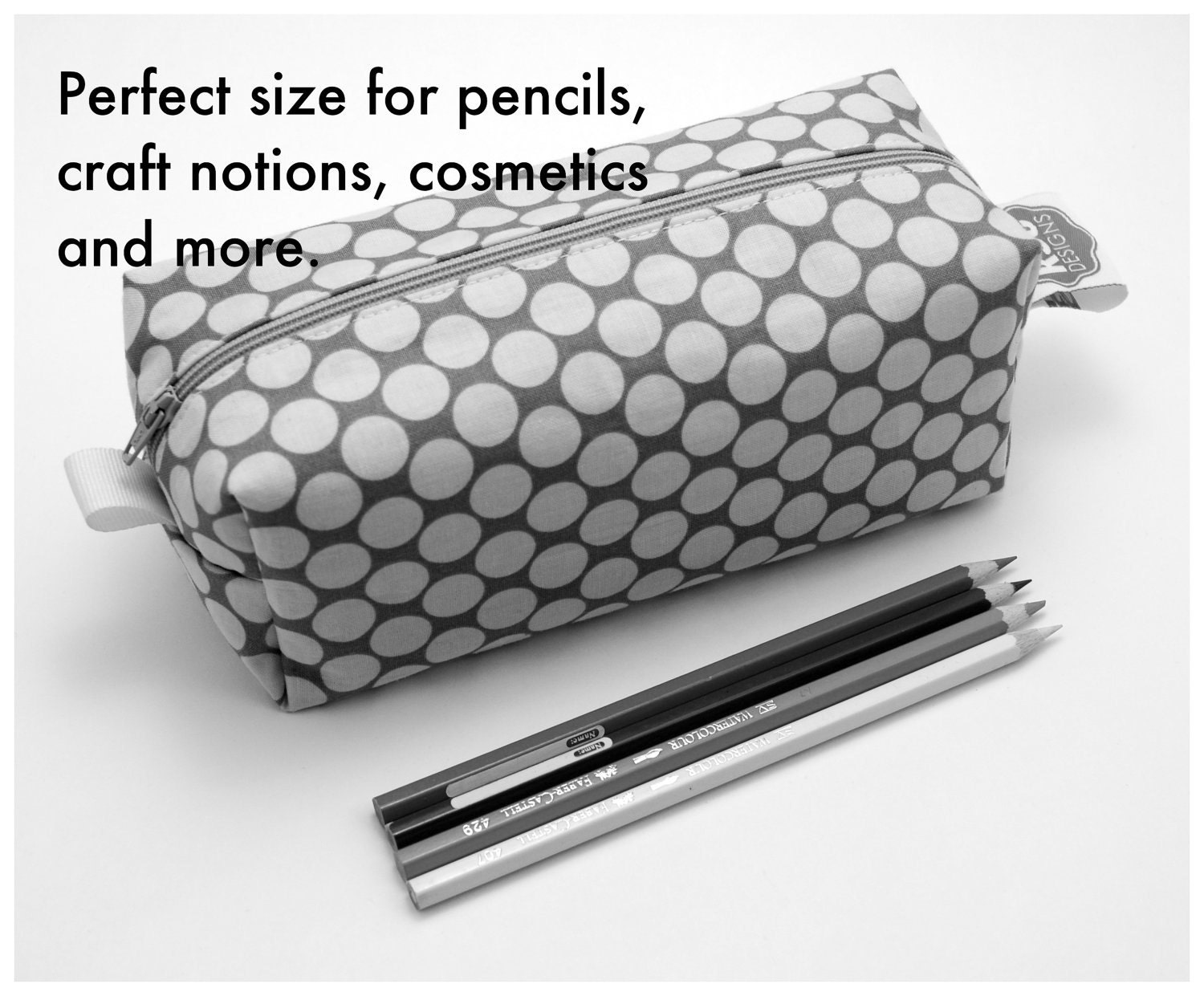 Custom Made Small Box Bag, Cosmetic Bag or Pencil Case - Your Choice of Fabrics