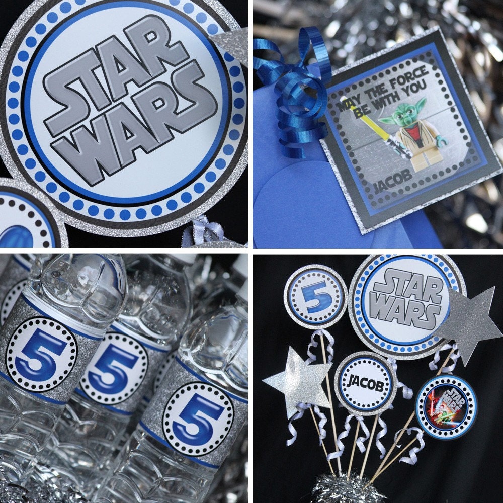 Star Wars Party - Birthday - Star Wars Inspired PRINTABLE Party Package by Amanda's Parties To Go