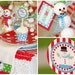 Christmas Snowman Party Printables - Let it Snow - 60 Percent Off - Winter Wonderland -by Amanda's Parties To Go