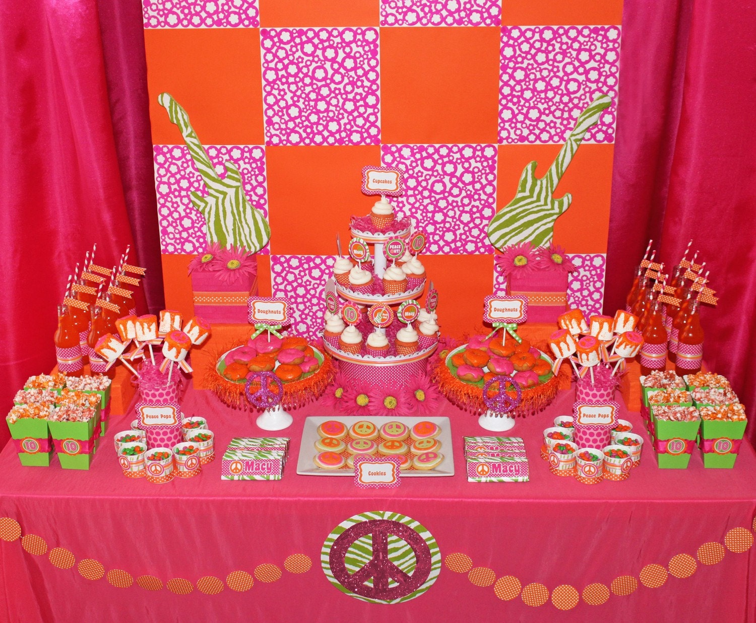 Peace Out Party Printables - Peace Birthday Party Collection by Amanda's Parties TO GO