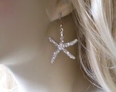 Bling Silver StarFish LJO Collection Shore Earrings