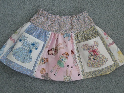 Dollies and dresses skirt, size 2T