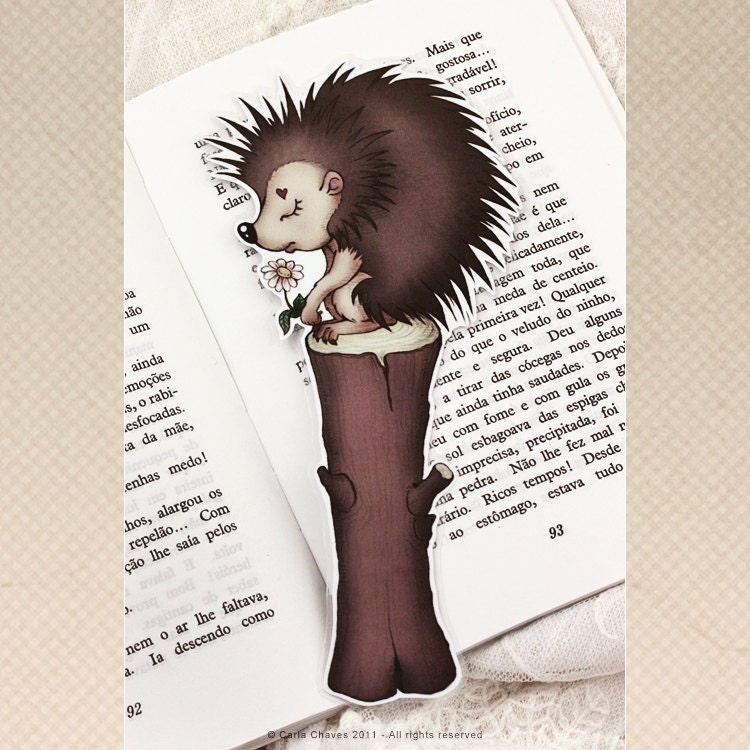 Hedgehog bookmark