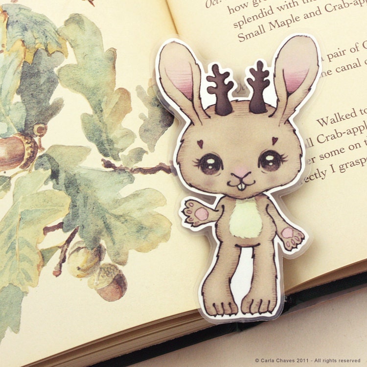Jackalope pocket bookmark
