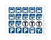 In Transit - USA (sticker sheet)