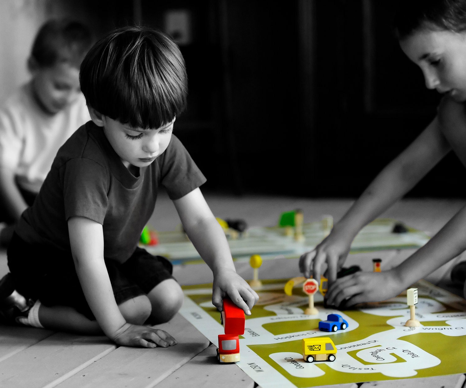 I am Here - your neighborhood custom map play mat - LARGE