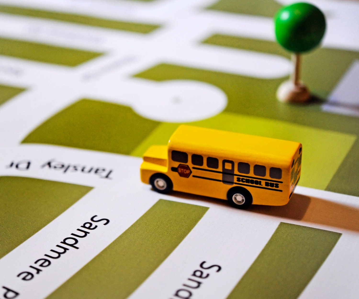I am Here - Your neighborhood custom map play mat - SMALL